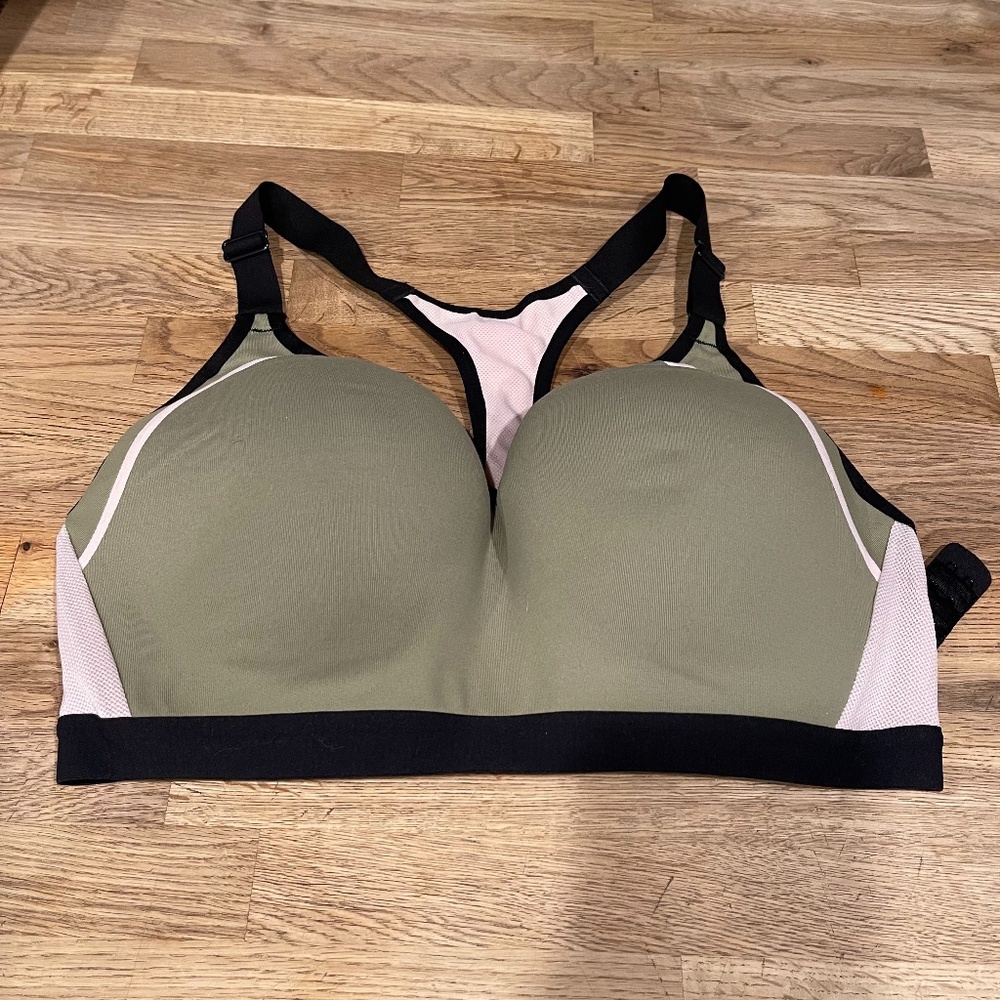 Victoria’s Secret sports bra, 34DD